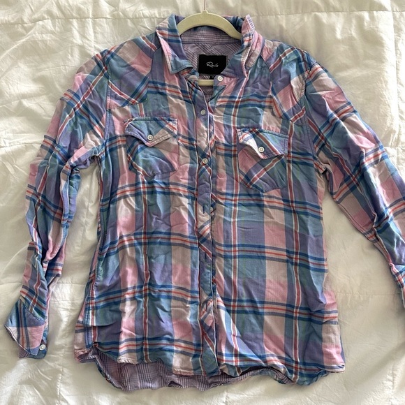 Rails Plaid Button Down size M - Picture 1 of 7